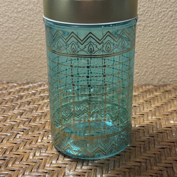 World Market  Jaipur Storage Container Decorative Glass Jar Lid - Picture 1 of 8